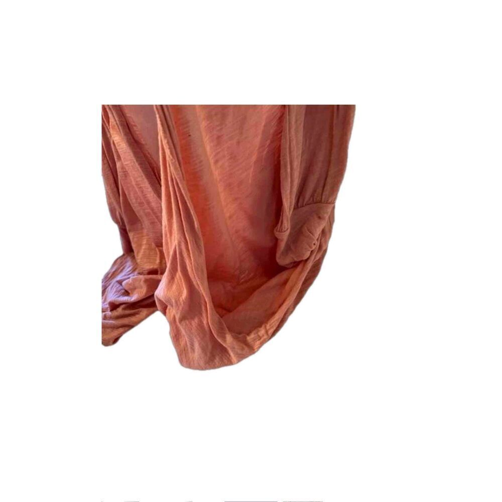 Free People Dust Rose Pink Lightweight Ruffled Long Sleeve Cardigan Shrug SM - Picture 8 of 9